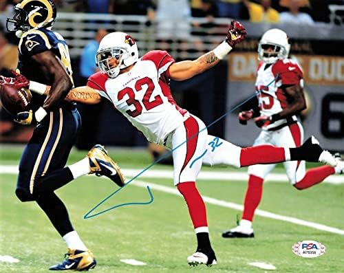 TYRANN MATHIEU aláírt 8x10 fotó PSA/DNS-Arizona Cardinals Aláírt - Dedikált NFL-Fotók